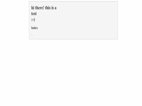 index screenshot
