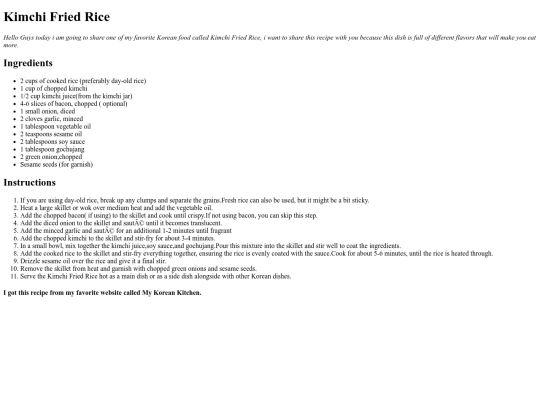 lists screenshot