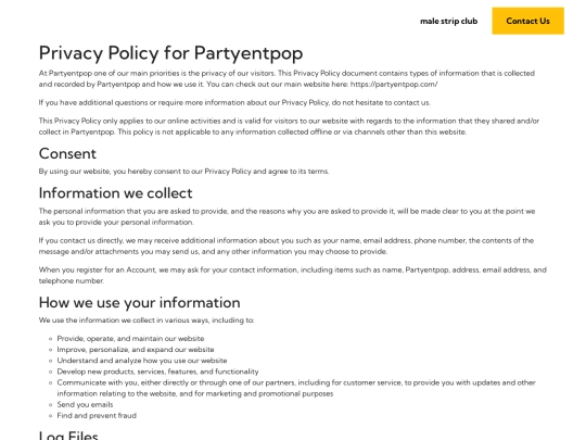 privacy-policy screenshot