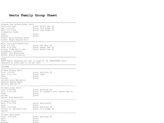famlines/gentz screenshot