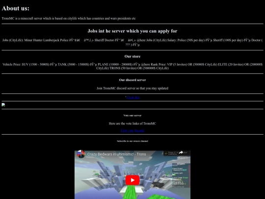 TronsMC screenshot