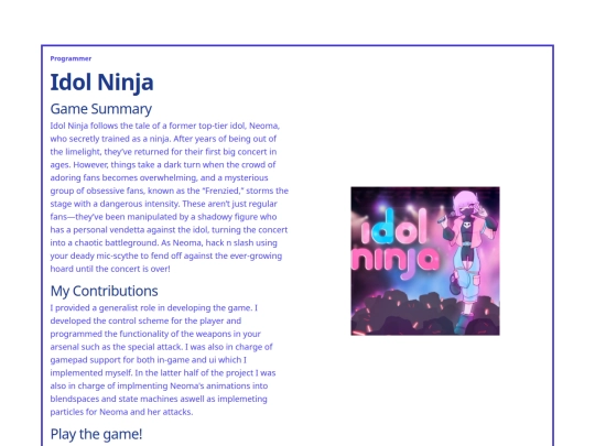 idol-ninja screenshot