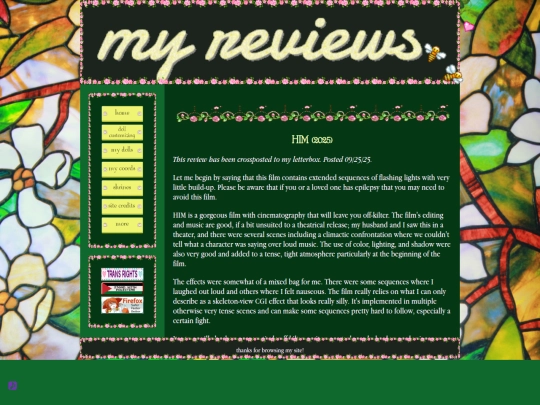 reviews screenshot