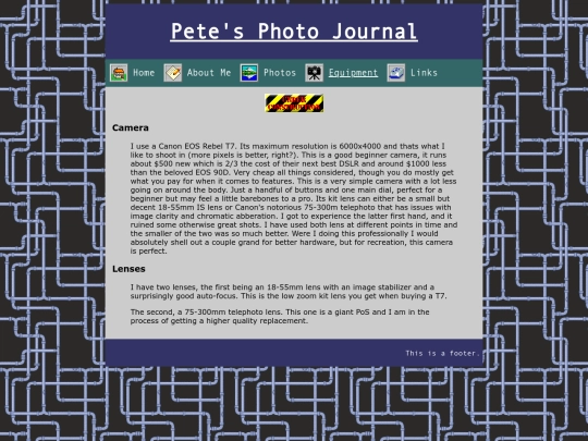 equipment screenshot