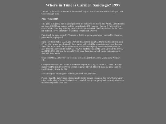 gamehack/carmentime97 screenshot
