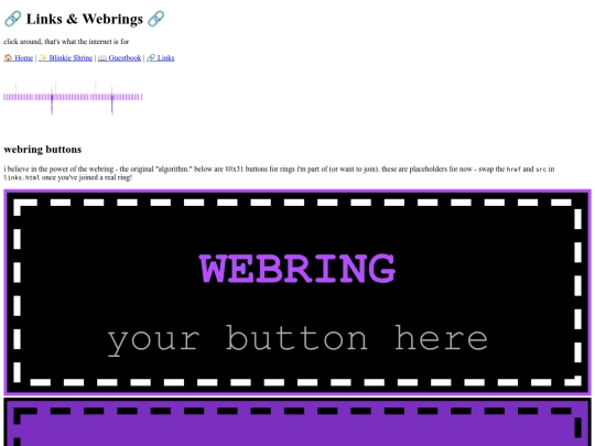 links screenshot