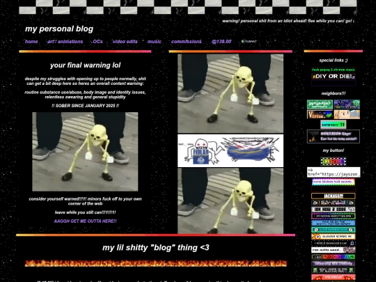blog screenshot