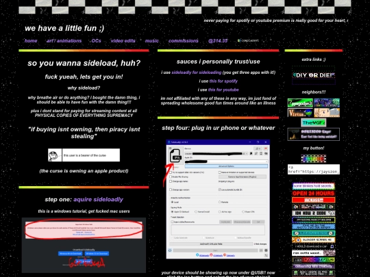 sideloading screenshot