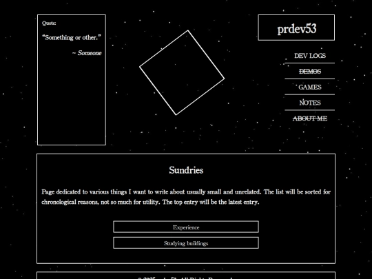 sundries screenshot