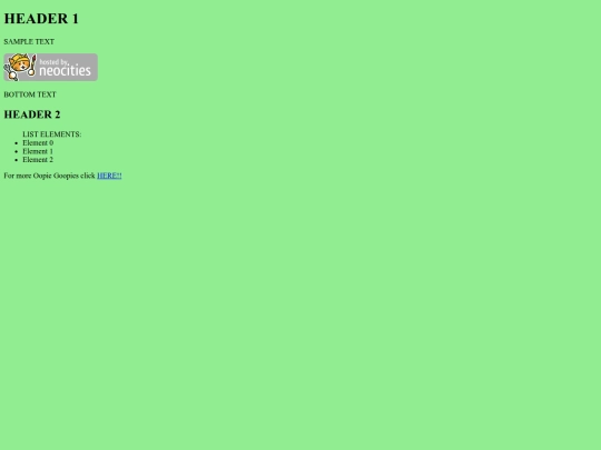 index screenshot