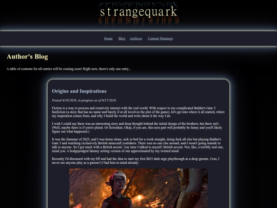 blog screenshot