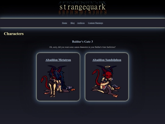characters/nav screenshot