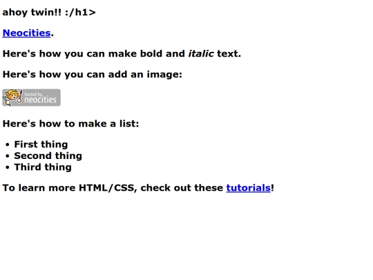index screenshot