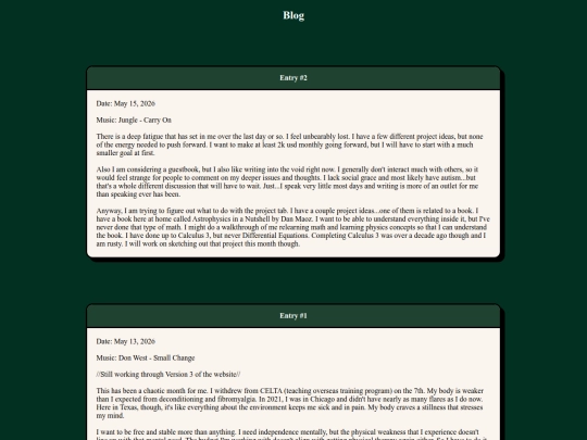 pages/blog screenshot