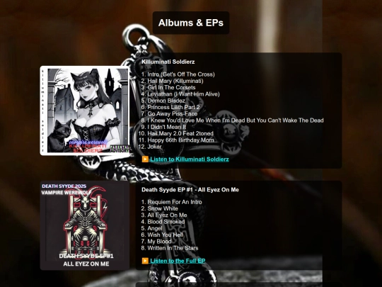 albums screenshot