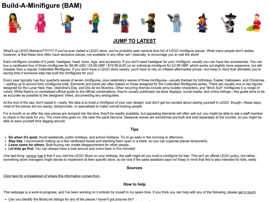 lego/build-a-minifigure screenshot