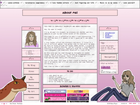 aboutme screenshot