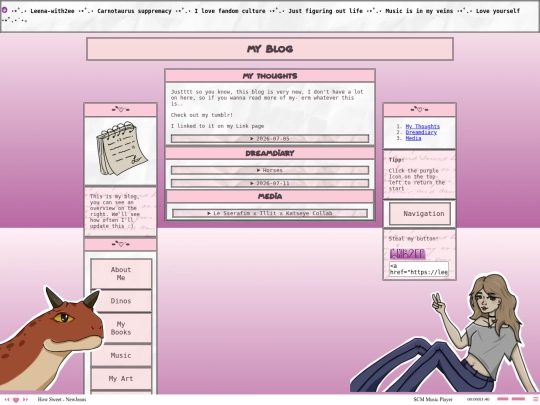 blog screenshot