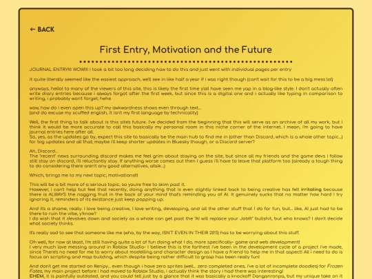 journal/entries/2025/may/FirstJournal screenshot