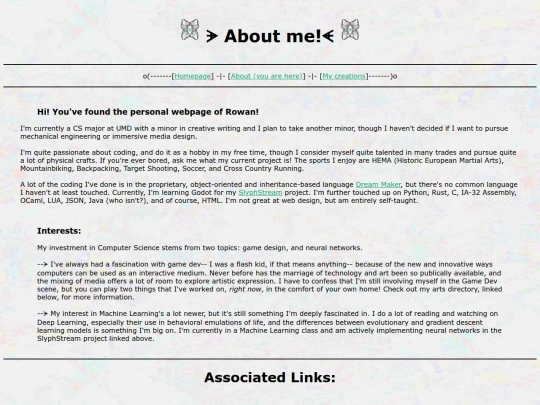 aboutMe screenshot