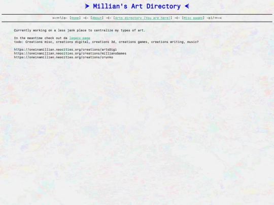 creations/artsHome screenshot