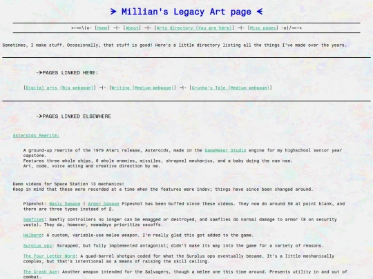 creations/artsdirectory screenshot