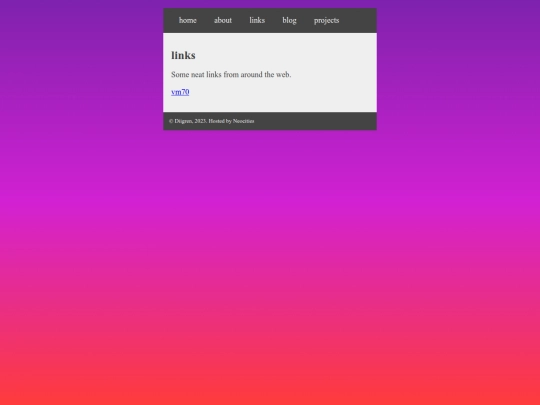 links screenshot