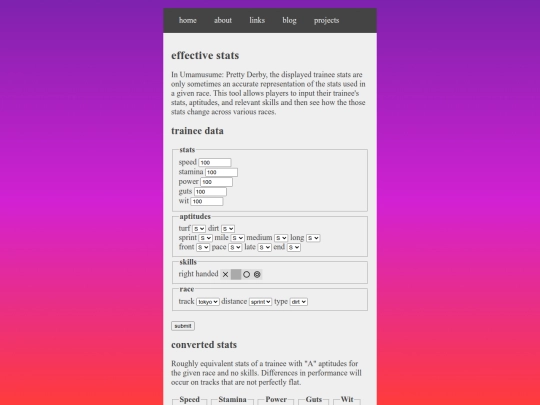 projects/stats screenshot