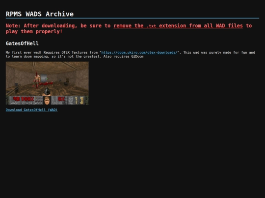 index screenshot