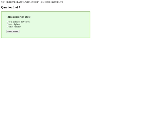 bernardoquiz screenshot
