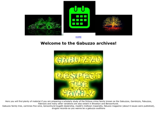 gabuzzoarchives screenshot