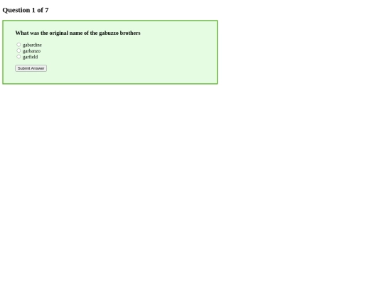 gabuzzoquiz screenshot