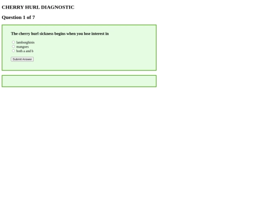 lovesicknessquiz screenshot