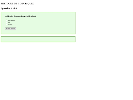 musicalpsychquiz screenshot