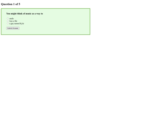 musicalpsychquiz2 screenshot