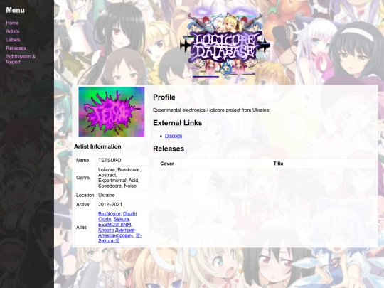 artist/TETSURO screenshot