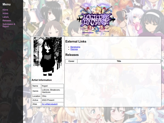 artist/frxgxd screenshot