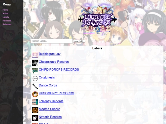 base/labels screenshot