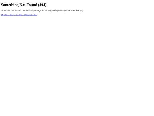 not_found screenshot