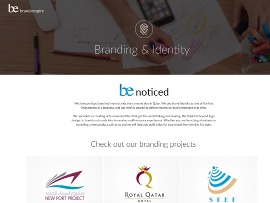 BE_webscreens/BrandingNIdentity screenshot