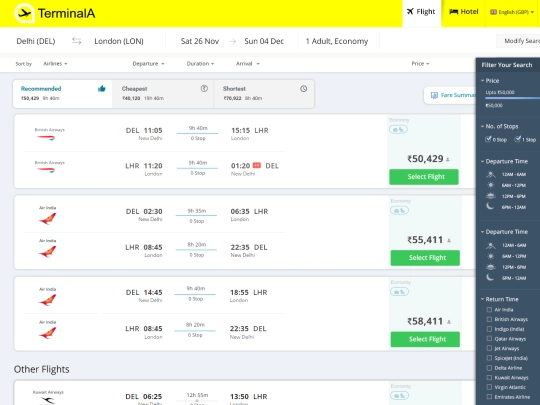 GANITSoft/Flight_result_option2/index2 screenshot