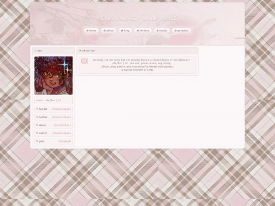 aboutme screenshot