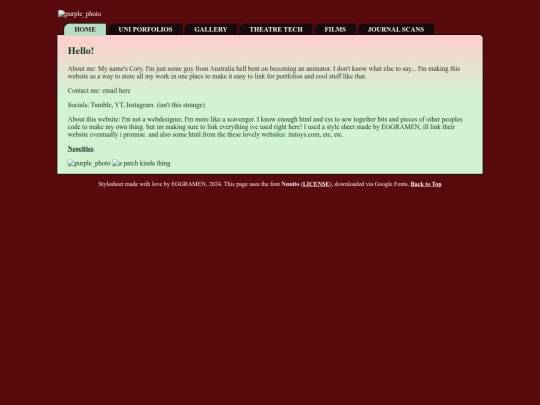 index screenshot
