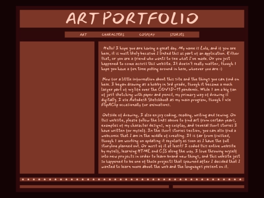 homepage screenshot