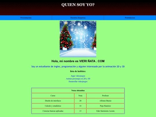 index screenshot