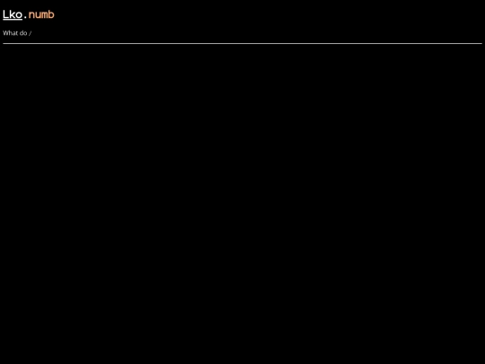 numb/numb screenshot