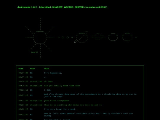 irc screenshot