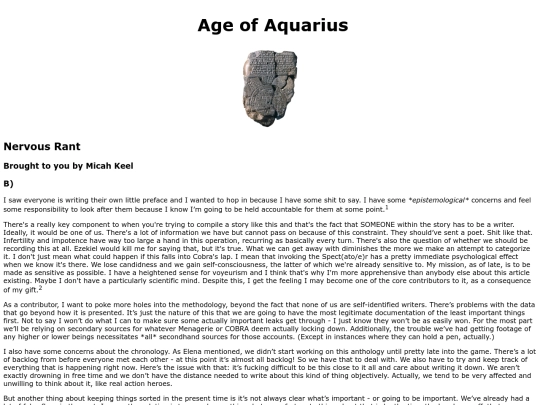 nervousrant screenshot