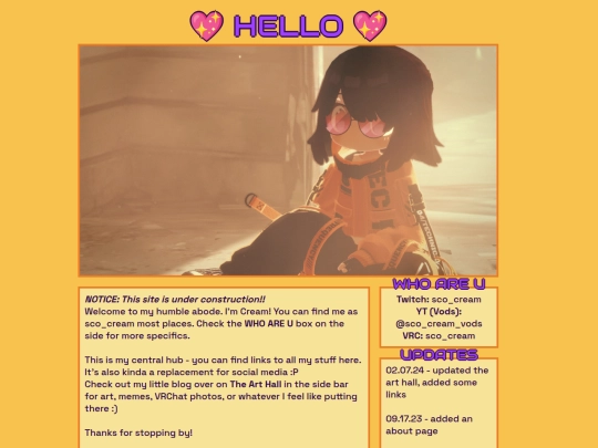 pages/main screenshot
