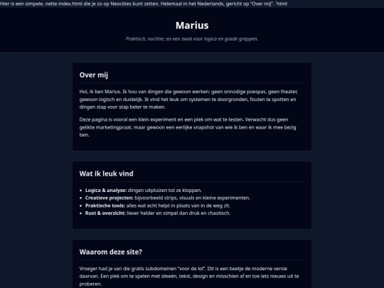 index screenshot